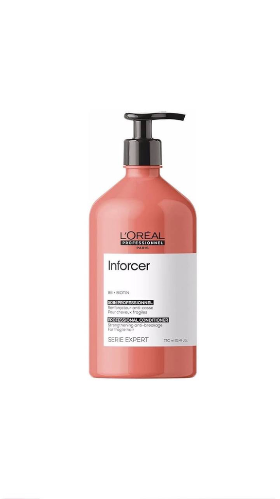 شامبو L'Oréal Professionnel Serie Expert Inforcer، المصمم خصيصًا لتقوية الشعر الهش والمتقصف.