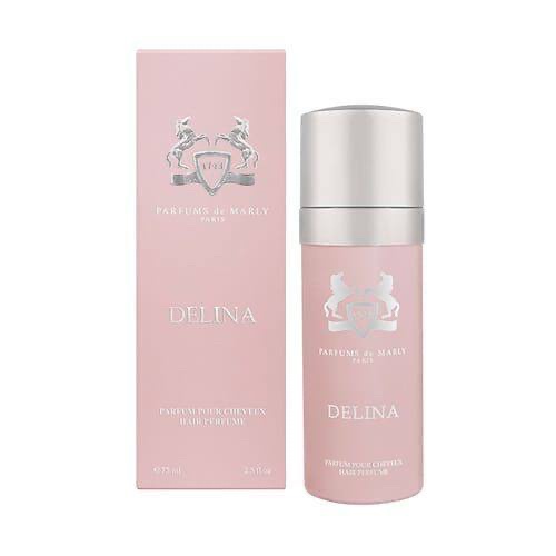 المنتج هو عطر شعر دلينا (Delina) من ماركة بارفومز دي مارلي (Parfums de Marly) النسائية.
