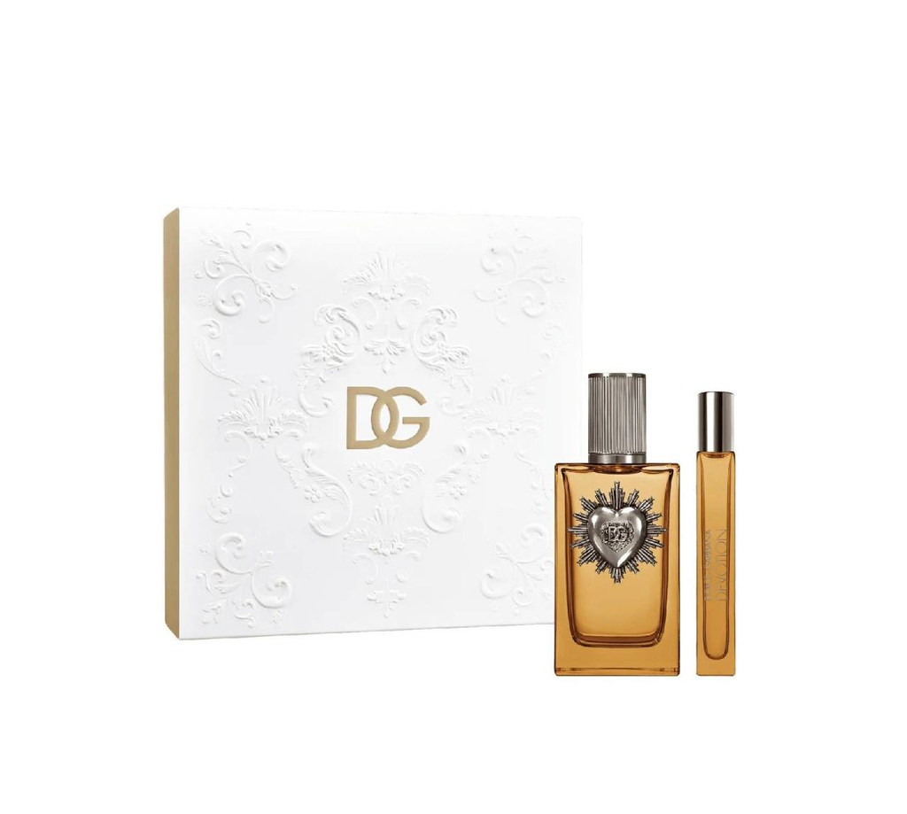 DOLCE & GABBANA Devotion Parfum PARFUM SET FOR MAN l ) دولتشي آند كابانا بكج هدايا للرجال